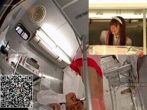 GIF剧情图解3出处，便利店里面的女服务员，被男店长裙底调戏也不敢出声